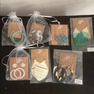 Plunder Design Earrings Bundle - Beaded, Hoop & Tassel Styles